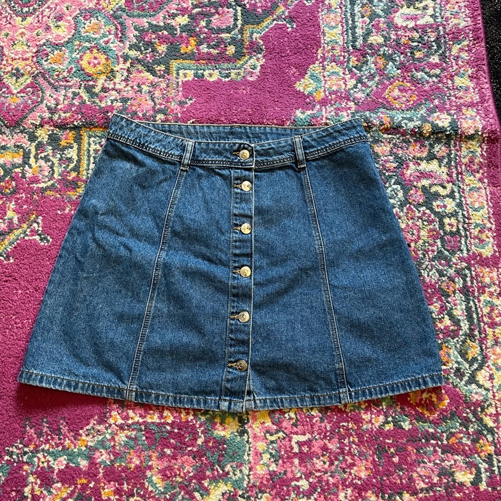 H&M Button Skirt